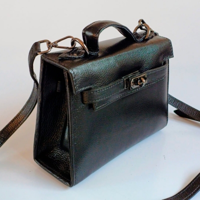 Bolsa de Couro Mini Black