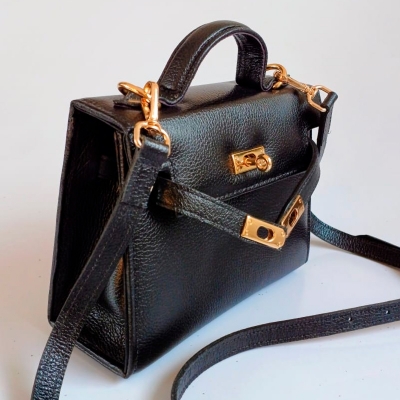 Bolsa de Couro Mini Black
