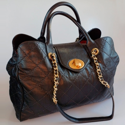 Bolsa de Couro Max Matelassê