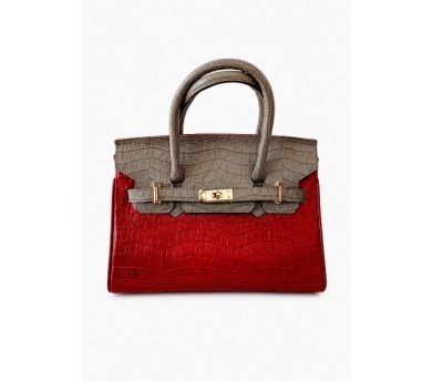 Bolsa Média Croco Luxo