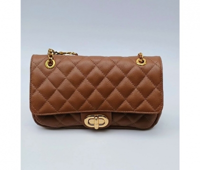 Bolsa de Couro Clássica Matelassê Padrão
