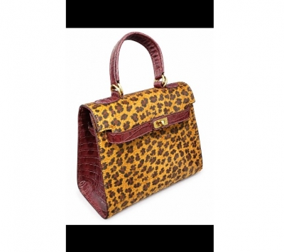 Bolsa Média – Animal Print  Onça ou Leopardo Opcional 