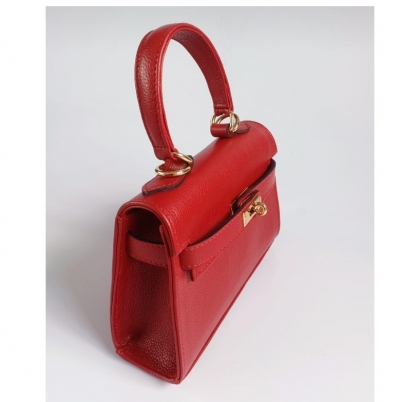 Bolsa de Couro Mini Estruturada